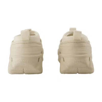 Crocs Ivory Rubber Echo Storm Slip Ons In Multi