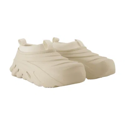 Crocs Ivory Rubber Echo Storm Slip Ons In Multi