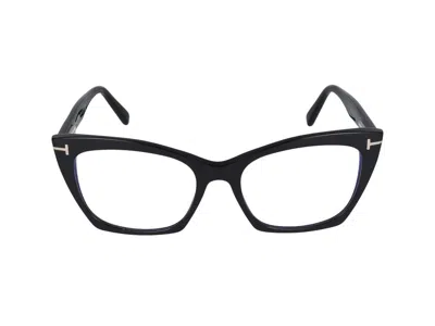 Tom Ford Ft5709-b Eyeglasses In Black