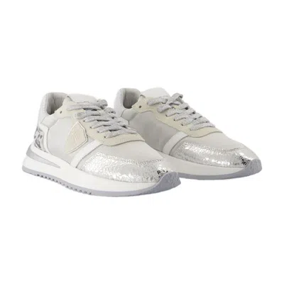 Philippe Model Canvas Animal-print Low-top Sneaker In Multi