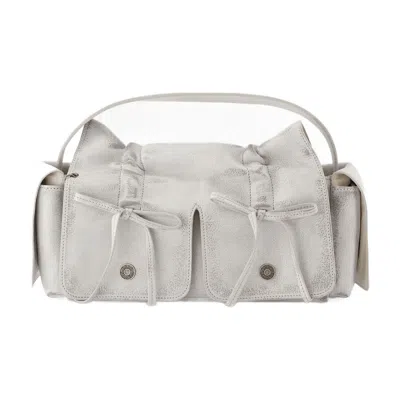 Acne Studios Shoulder Bag In White
