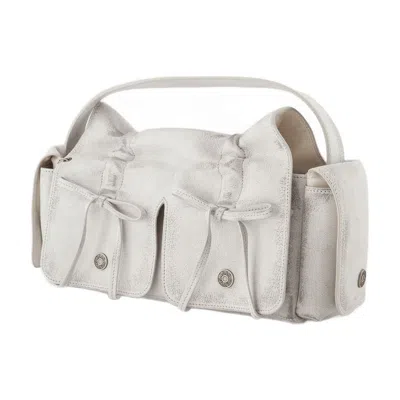 Acne Studios Shoulder Bag In White