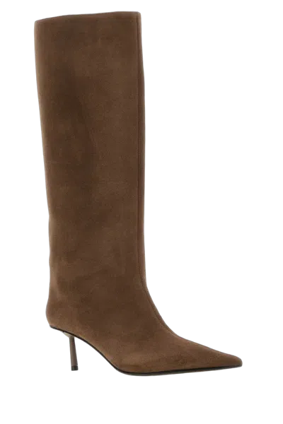 Le Silla Bella Heel Boot In Beige