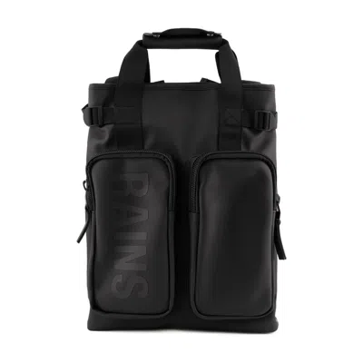 Rains Texel Backpack In Black