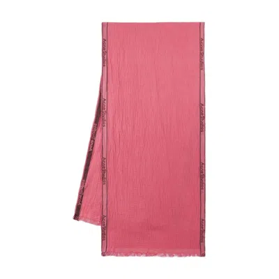 Acne Studios Scarf In Pink