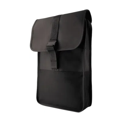 Rains Synthetic Roll-top Backpack In Black