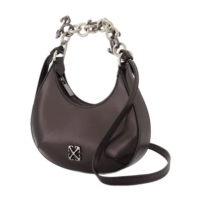 Off-white Hemisphere Shoulder Bag In Black