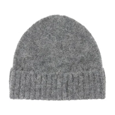 Samsoe & Samsoe Sajeanne Beanie Samsoe Samsoe Wool Grey In Gray