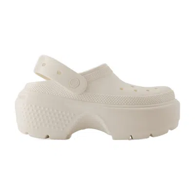 Crocs Platform-sole Clogs In Neutral