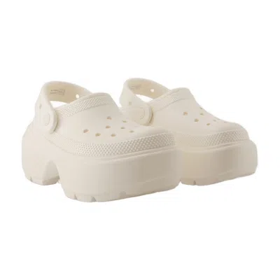 Crocs Platform-sole Clogs In Neutral