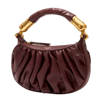 Balmain Mini Bag In Brown