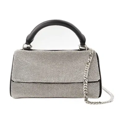 Kara Crush Shoulder Bag In White