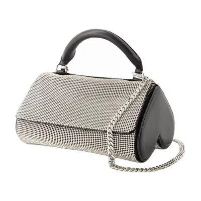 Kara Crush Shoulder Bag In White