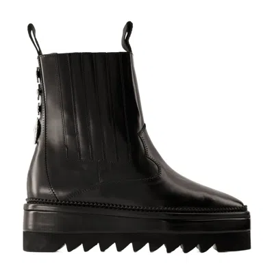 Toga Pulla Metal-studded Leather Boots In Multi