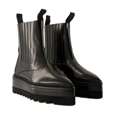 Toga Pulla Metal-studded Leather Boots In Multi