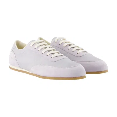 Common Projects Leather Minimal Sneaker In Neutral