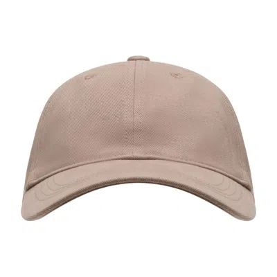 Acne Studios C40420-ady Logo-embroidered Cotton Baseball Cap In Beige