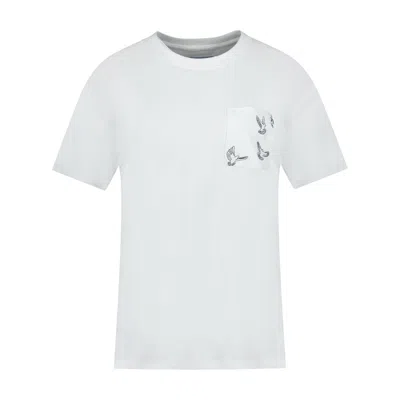 3paradis 3.paradis X Edgar Plans Man T-shirt White Size S Cotton In White
