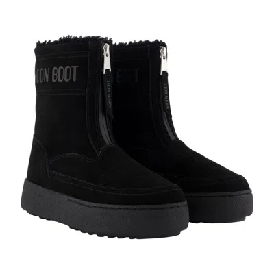 Moon Boot Lara Ankle Boot In Black