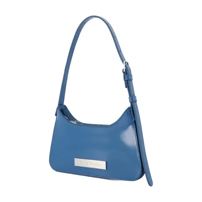 Acne Studios Platt Micro Shoulder Bag In Blue