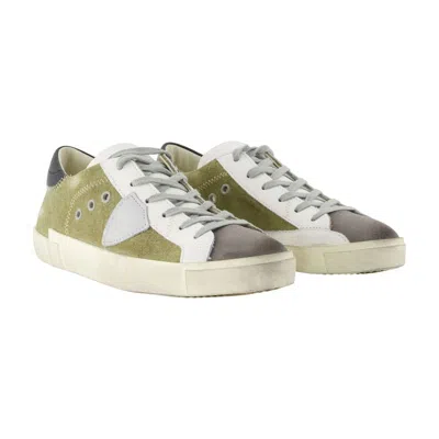 Philippe Model Prsx Low Sneakers In Green