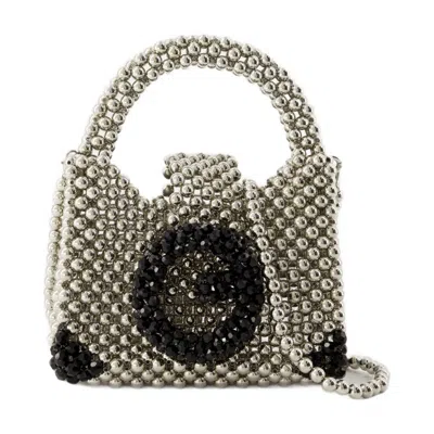 Germanier Top Handle Bag In Silver