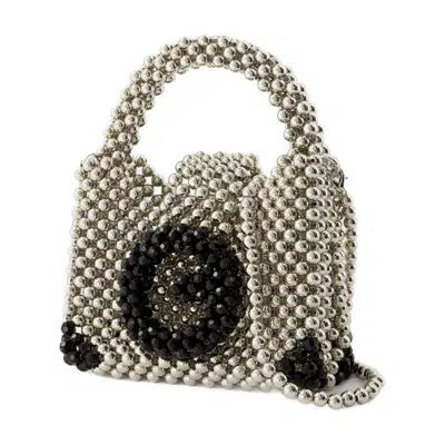 Germanier Top Handle Bag In Silver