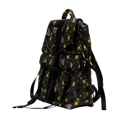Ganni Re Tech Backpack In Black