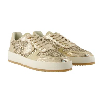 Philippe Model Nice Low Sneaker In Gold