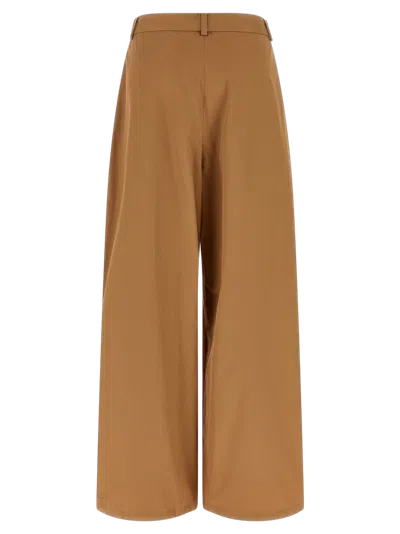 Stella Mccartney Cotton Cargo Cargo Pants In Brown