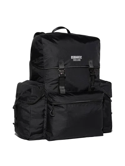 Dsquared2 Ceresio 9 Backpack In Black