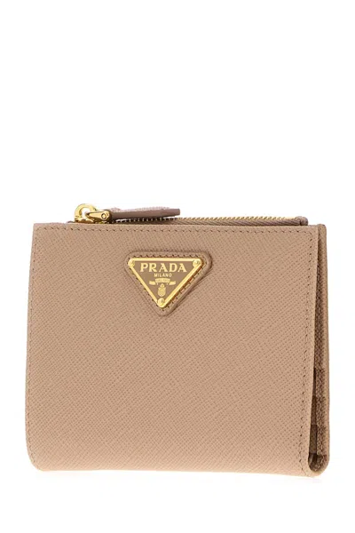 Prada Lampo Wallet In Pink