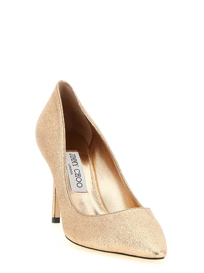 Jimmy Choo Romy 85 Glitter-effect Pumps In Multi