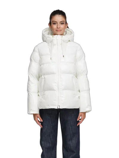 Pinko Eleodoro Down Jacket In White