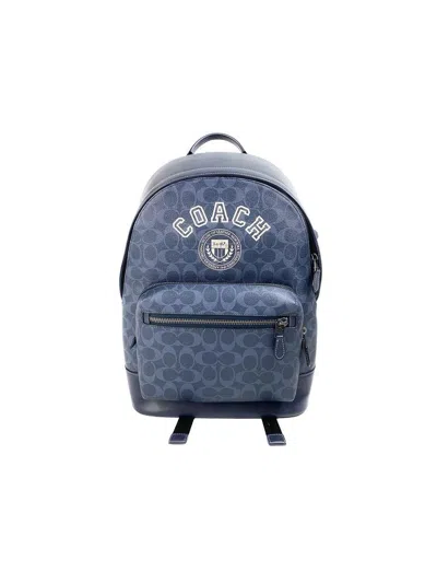 Coach West Backpack In Navy