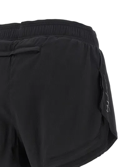 Y-3 Technical Polyamide Bermuda Shorts In Black