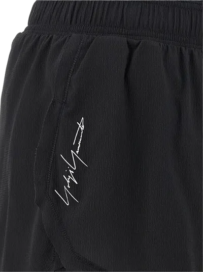 Y-3 Technical Polyamide Bermuda Shorts In Black