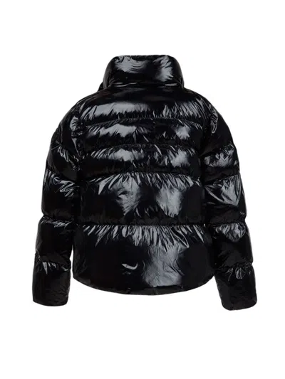 Pinko Quilted Polyamide Puffer Down Jacket In Black