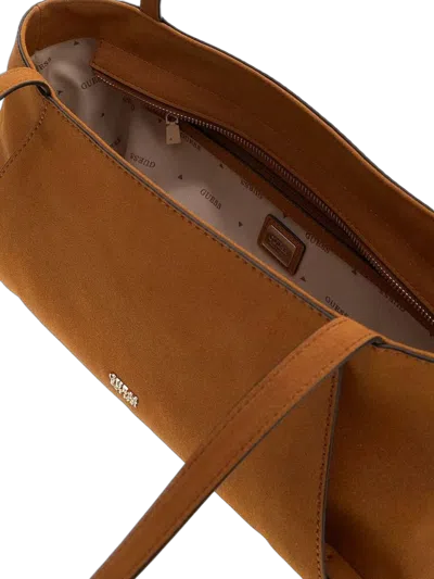 Guess Devon Shoulder Bag In Bronze