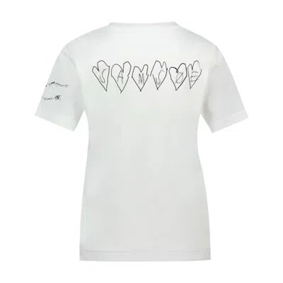 Samsoe & Samsoe Graphic-print Cotton T-shirt In White