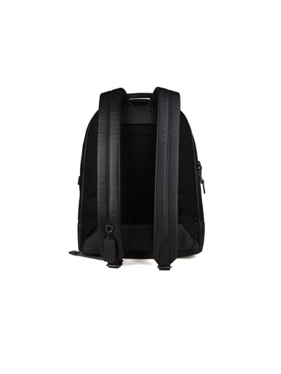Coach Leather Backpack In Black