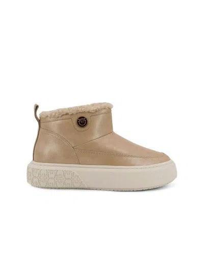 Pinko Yoko Boot In Peach