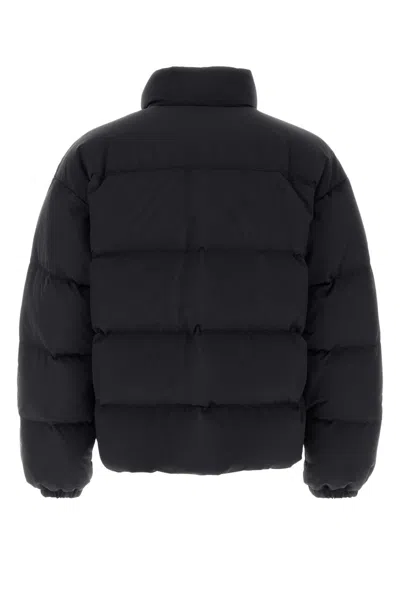 Jil Sander Midnight Blue Nylon-blend Down Jacket In Black