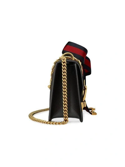 Shop Gucci Mini Sylvie Tote Bag In Black