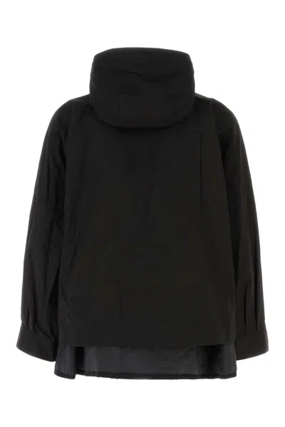 Sacai Cargo-pocket Jacket In Black