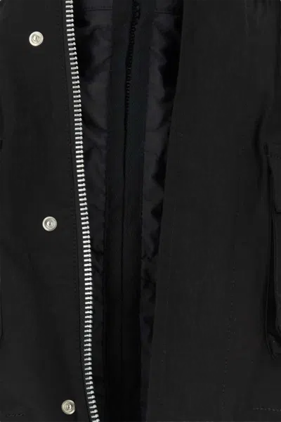Sacai Cargo-pocket Jacket In Black