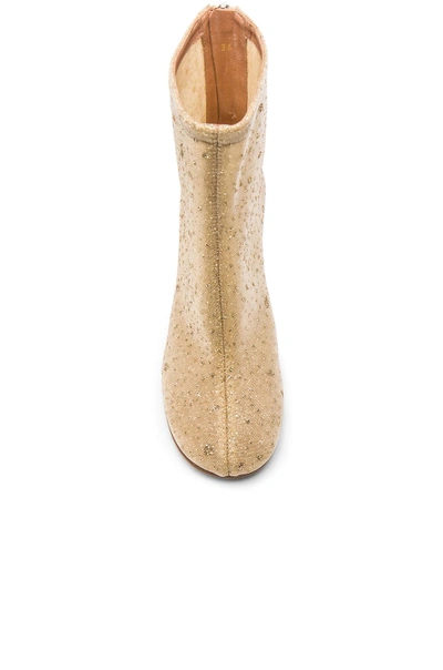 Shop Maison Margiela Heeled Booties In Beige