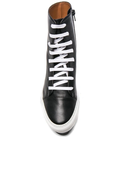 Shop Givenchy Lace Up Platform Skate Sneaker In Black