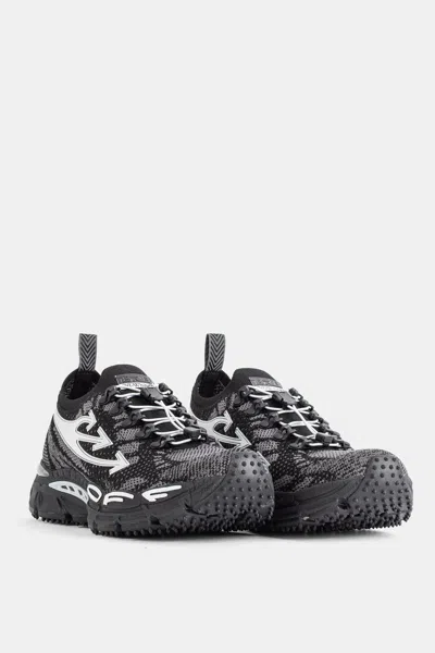 Off-white Return Canvas Sneakers Pull Tab Sole In Black
