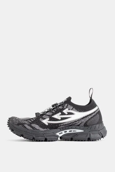 Off-white Return Canvas Sneakers Pull Tab Sole In Black